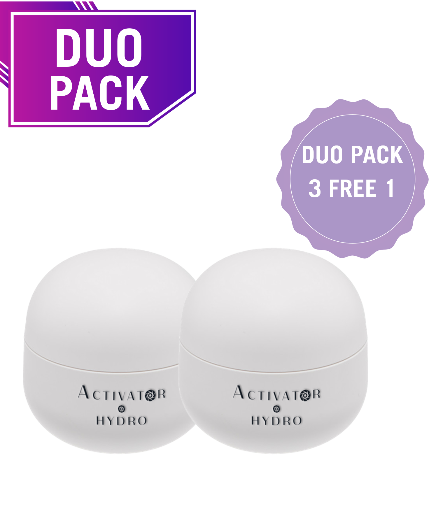2° Activator Hydro (3 DUO PACK FREE 1 DUO PACK)